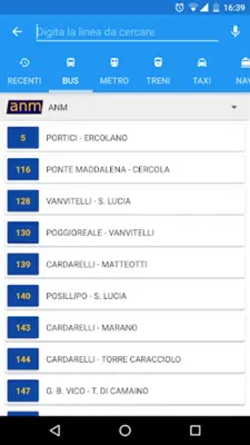 Gira Napoli - Public transport android App screenshot 11