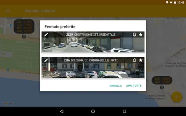 Gira Napoli - Public transport android App screenshot 1