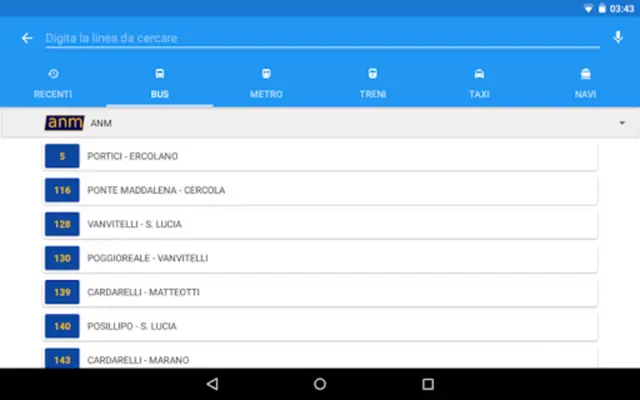 Gira Napoli - Public transport android App screenshot 5